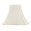 20cm H Silk Bell Lamp Shade ( Screw On ) in Cream