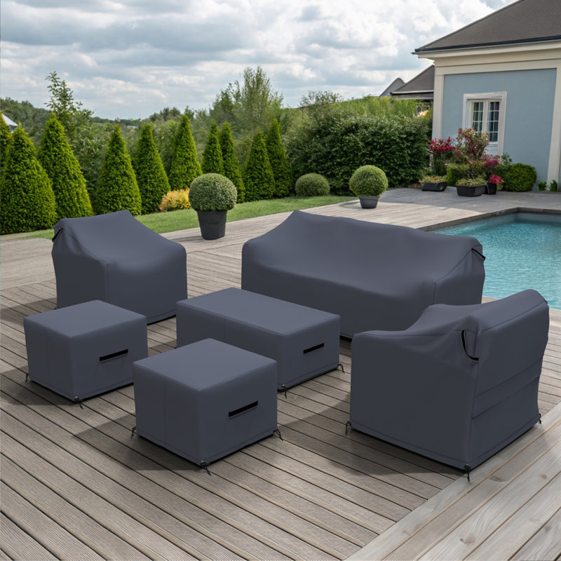 All-Weather Patio Conversation Set Cover For Sofa Seating Group
