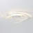 Codie 3- Light 28.3 Inches White Led Semi Flush Mount with Remote Control-2105347340-2017203054