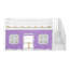  Lit superposé simple au-dessus de simple avec rideau Westhampton Kids-256444853-256444840