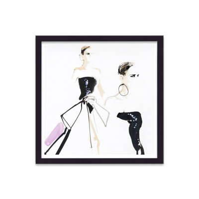 David Downton Versace Couture 1 Piece Single Picture Frame Wall Art