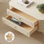 Table basse de luxe rétro en bois massif français