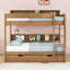 Lit superposé en bois avec lit gigogne simple et tablettes-1093742960-1093742962