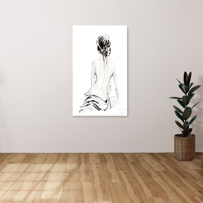 "Impressionistic Soft Nude I" by Stella Chang Print on Canvas, 30" H x 18" W x 1" D