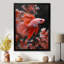 Monochromes rouges et gris - aquariums, reproduction d'art mural-270166165-508936182