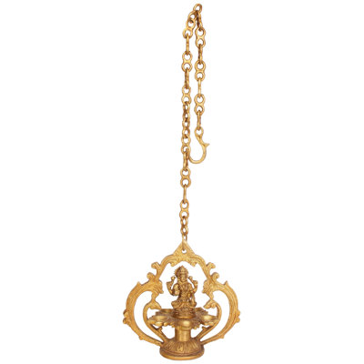 Lampe déesse suspendue à cinq mèches Lakshmi