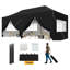 Pop Up Gazebo with Sides Waterproof Outdoor Canopy with Wheeled Carry bag Heavy Duty Instant Shelter for Garden Party BBQ-128881579-128881586