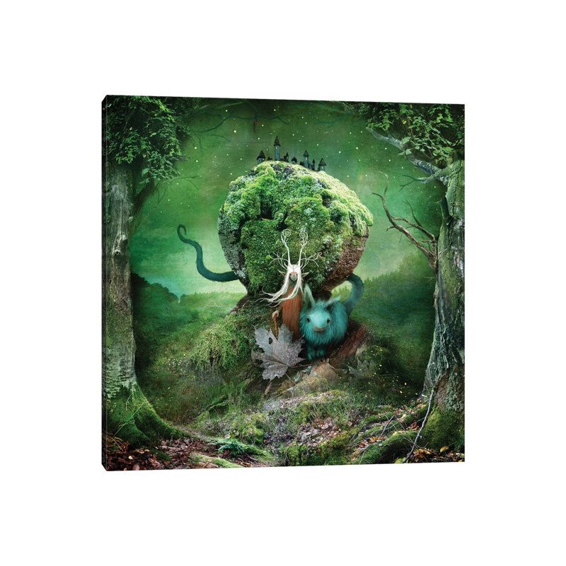 Margrete by Alexander Jansson - Wrapped Canvas Print, 30.48 cm H x 30.48 cm W