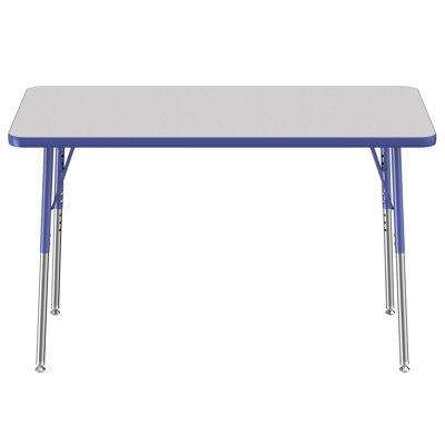 Contour Thermo-Fused Adjustable 24" x 48" Rectangular Activity Table
