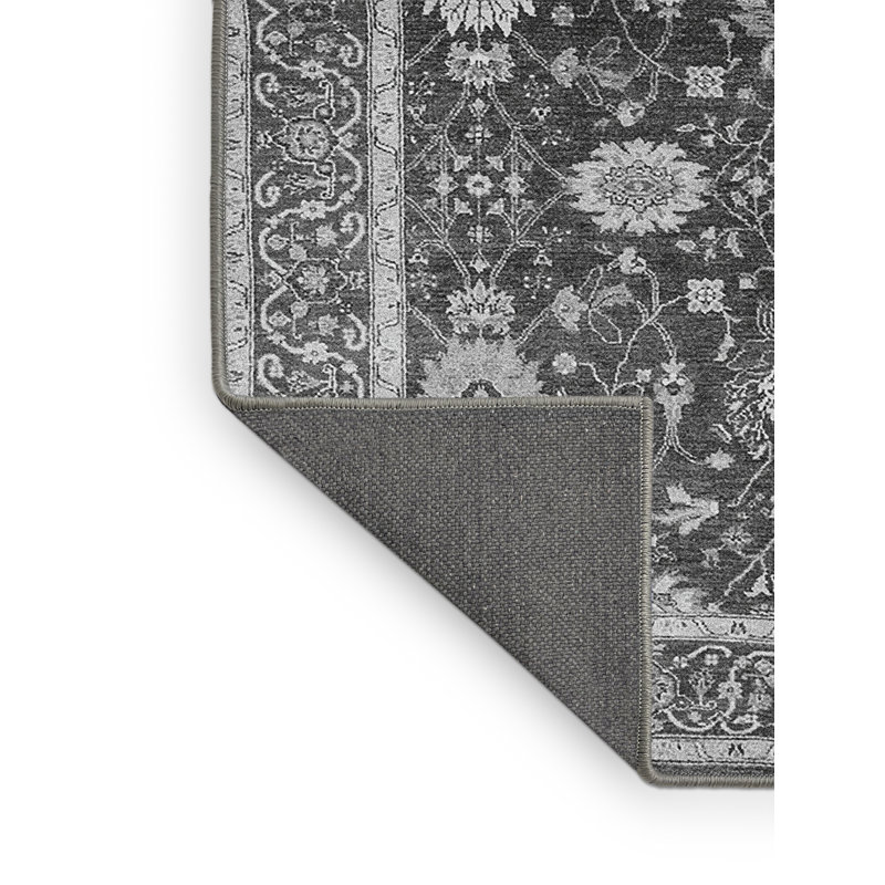 Tapis noir / gris Azariel, Rectangle 2 pi x 3 pi