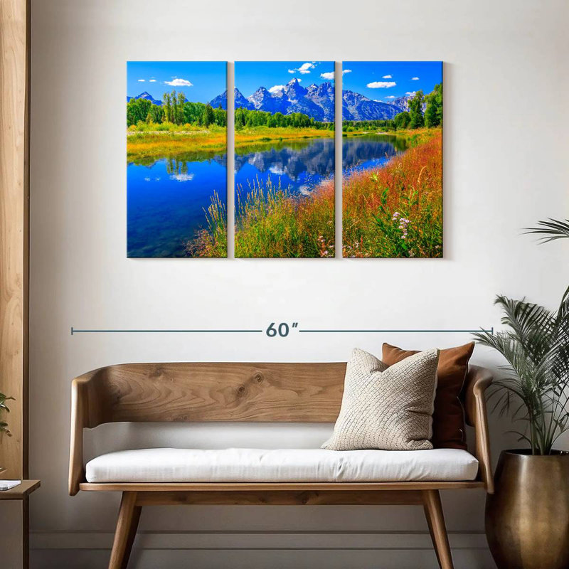 Grand Tetons pittoresque d'Alvord, H 28 po x l 45 po