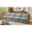 4 coussins double couche avec compartiment de rangement. Revêtement gris. Mousse et bourres de coton PP. Cadre en pin et contreplaqué. Pour les espaces de vie. Coussins faciles à installer et faciles à installer pour la chambre-994289426