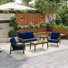 5-Piece Outdoor Conversation Set, Perfect for Entertaining with Included Tables