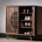 Nut-Brown Solid wood Shoe Storage