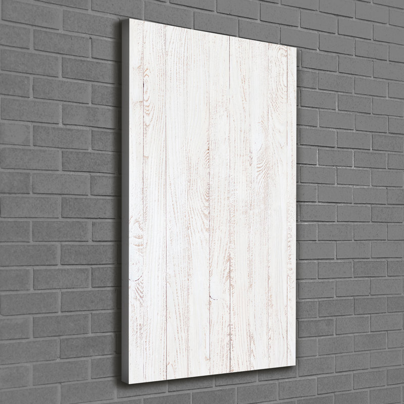 Wooden Background - Wrapped Canvas Print