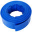 Tuyau de piscine à contre-courant, tuyau d'évacuation d'eau plat renforcé en PVC renforcé bleu pour pompe de filtre de piscine, avec 2 colliers