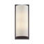 1 Light Antique Brass Large ADA Sconce With Hand Crafted Off-White Fabric Shade-1573243796