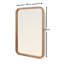 Lamesa Solid Wood Rectangle Wall Mirror