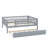Daybed With Trundle And Fence Guardrails-1768352870