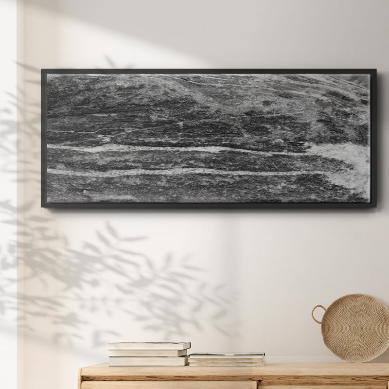 Found Textures X- Framed Canvas, 24" H x 60" W