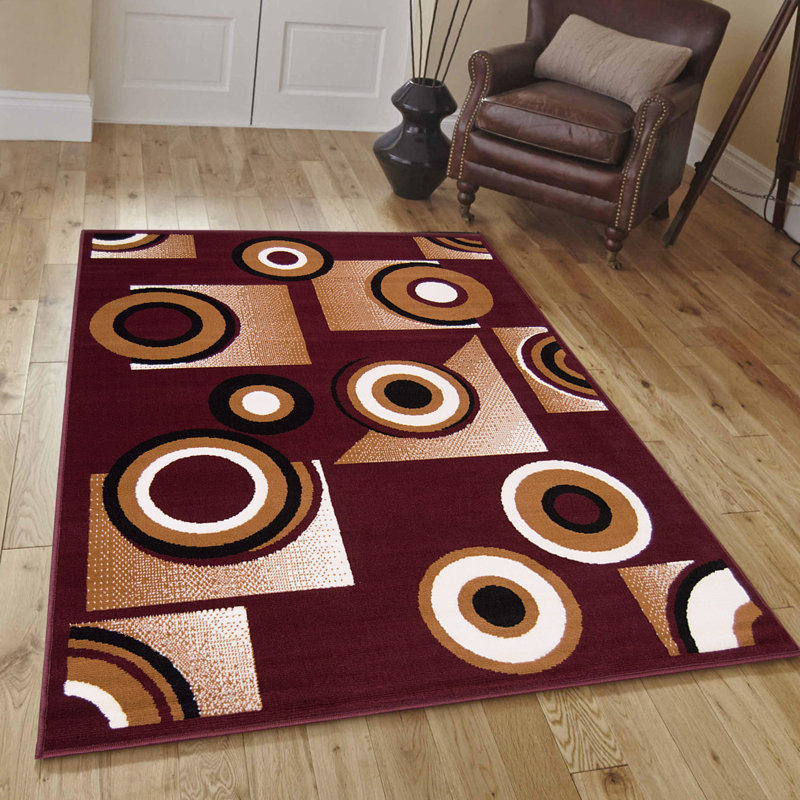 Geometric Indoor Rug, 5'2" x 7'1"