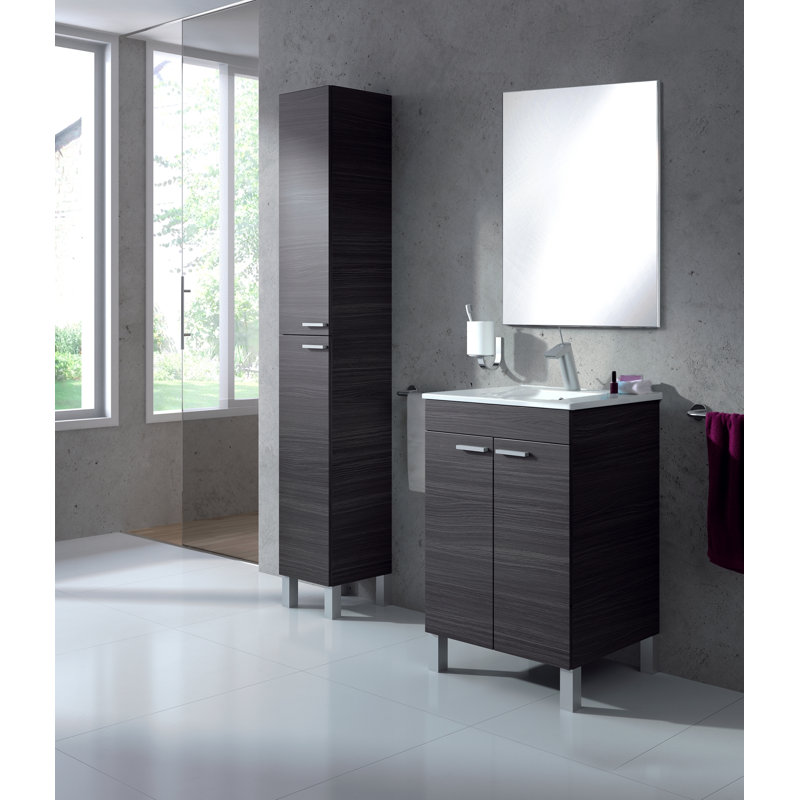 Anashima Linen Cabinet, Grey