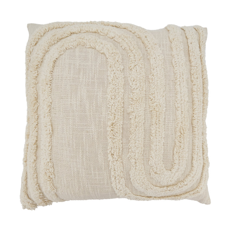 Jenae Collection Cotton Throw Pillow, Down