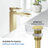 Waterfall Single-handle Bathroom Faucet with Drain Assembly-57544684-57544685