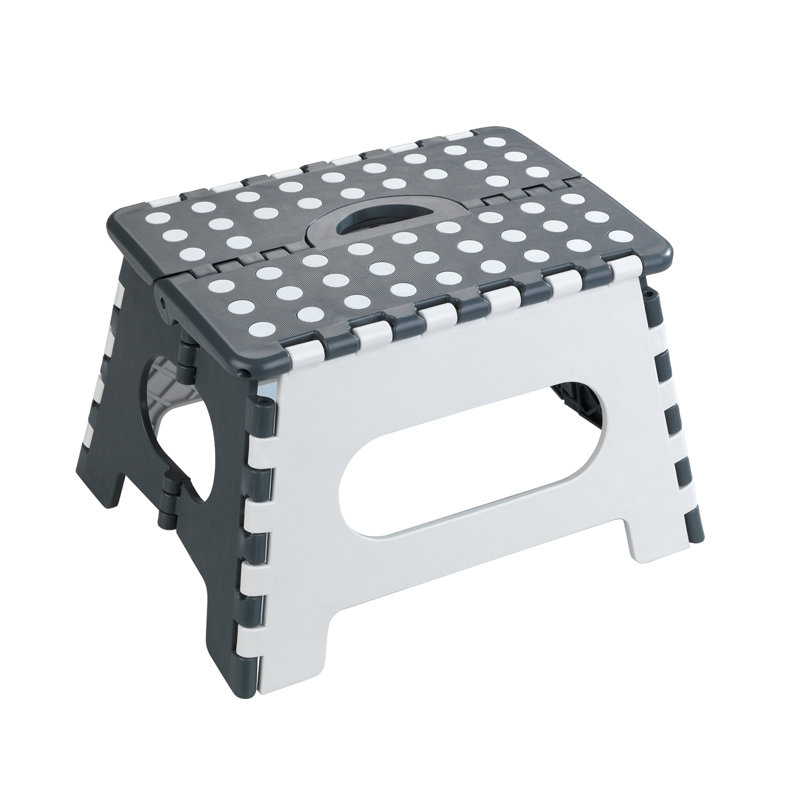 WENKO Folding stool Secura, Folding step stool, Extremely resilient Up to 350 Kg