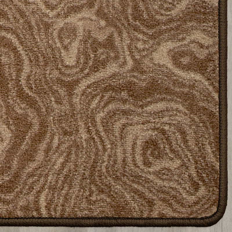 Tapis bronze Imagine, Rectangle 7 pi 8 po x 10 pi 9 po