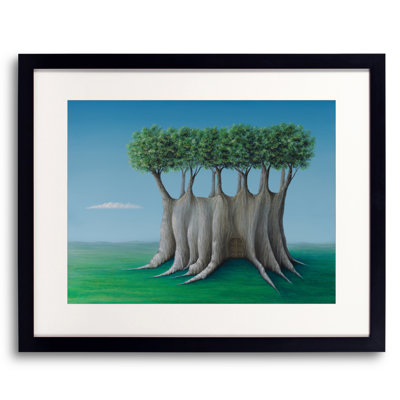 Château par Marlene Llanes - peinture encadrée