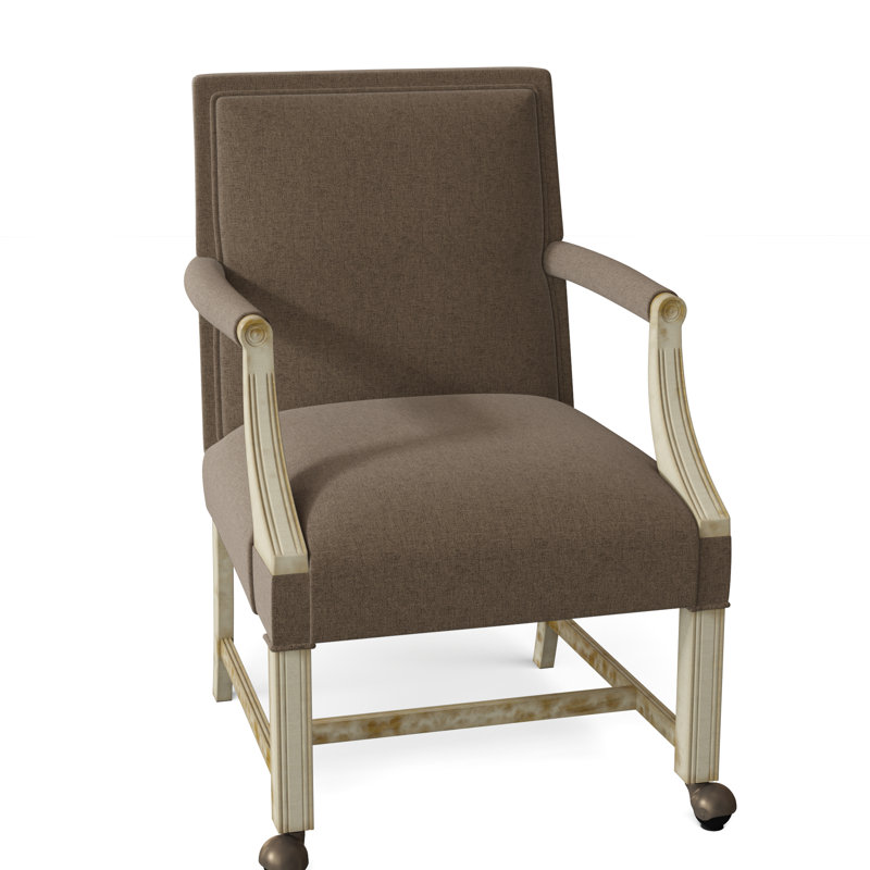 Fauteuil rembourré Warwick, 8789 Écorce, Tabac