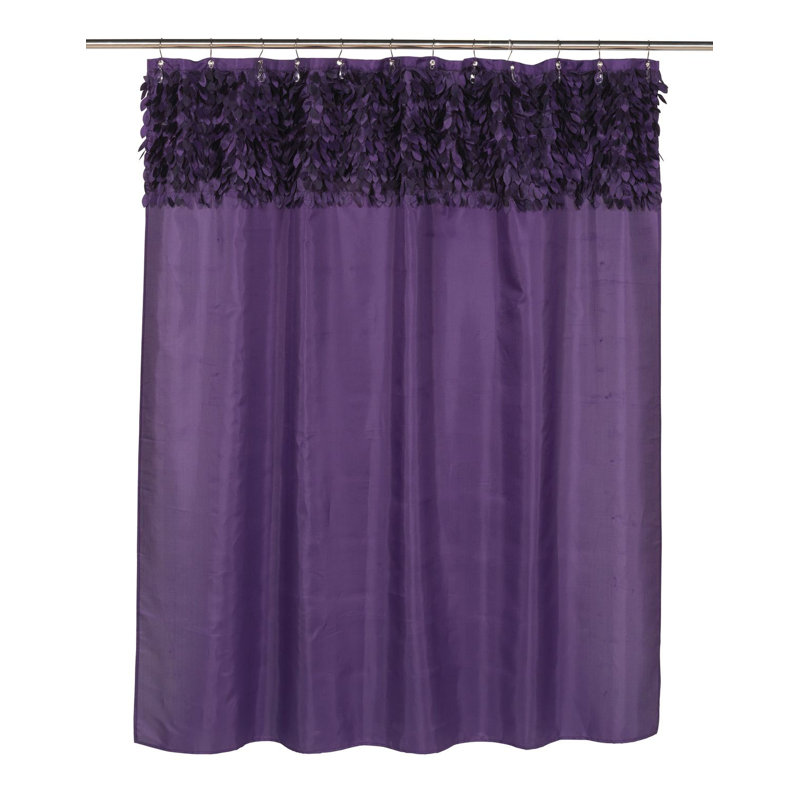 Rideau de douche simple Gallaher, Mauve