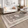 Machine Washable Rug Non-Slip Area Rug with Rubber Backing for Living Room Low-Pile Rug Indoor Floor Cover Oriental Rug for Bedroom Dining Room Hallway Playroom Office Kitchen Dorm and Bedside Decor