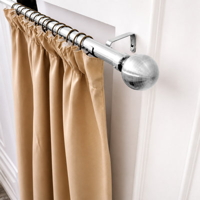 Almera Adjustable Curtain Pole/Rod Long-lasting Set for living room, bedroom, kitchen