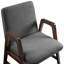 Chaise de salle à manger rembourrée en velours Stella-924026295