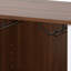 Bar 28 "cannelé avec portes tambour et rangement pour le vin-64800824