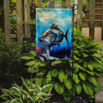 Drapeau de jardin double en polyester H 15,5 po x l 11,25 po