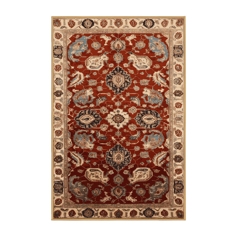 Tapis brun lavable à la machine, Rectangulaire 8 pi x 12 pi