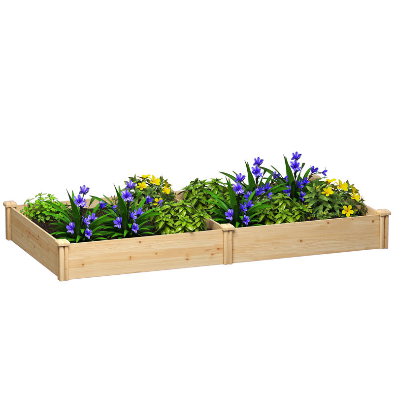 Wood Raised Garden Bed