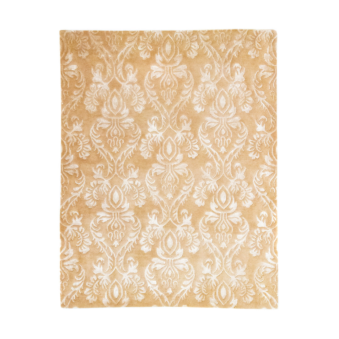 Fabii Handmade Sheepskin Wool Cream Indoor/Outdoor Rug