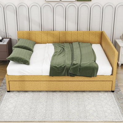 Korden Full Size Upholstered Daybed with Twin Size Trundle by Red Barrel Studio