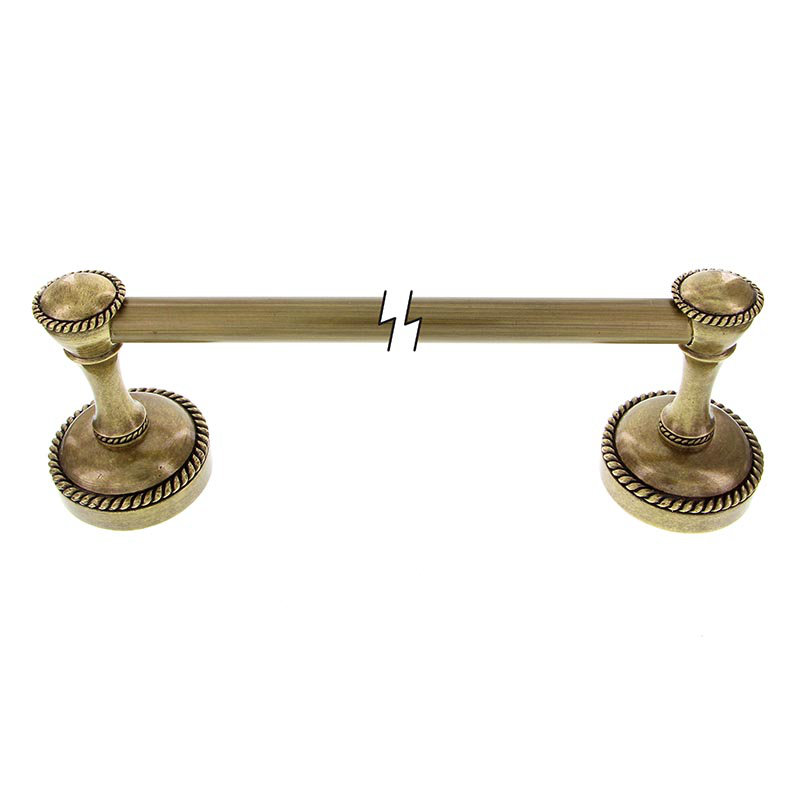 Equestre Towel Bar, Antique Silver, 2.43" H x 20.5" W x 2.43" D