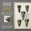 Impression encadrée V-Cone Shell Collection - prête à être accrochée - aucun clou requis - aucun clou requis