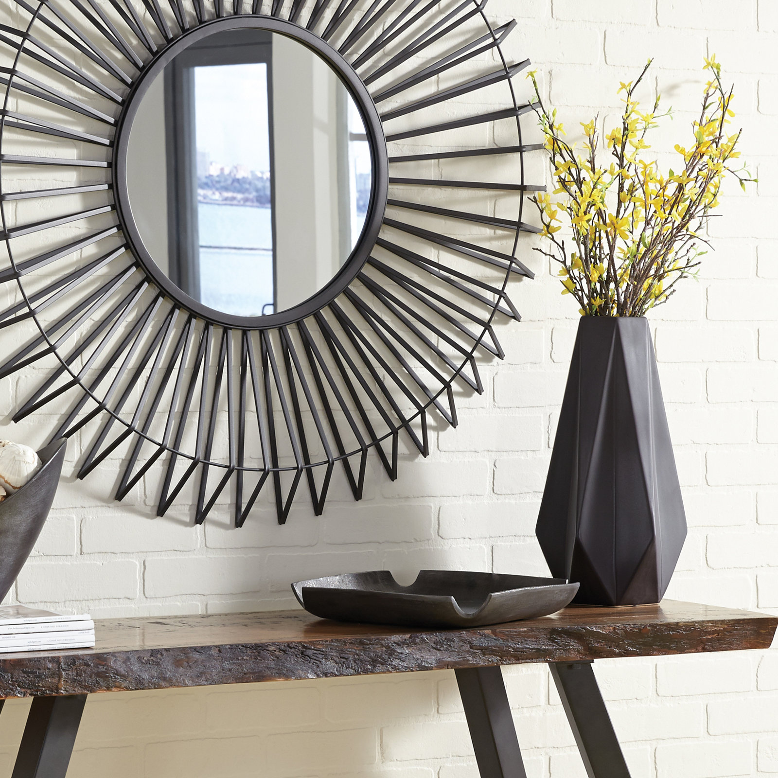 Demi Decorative Tray, Dark Bronze