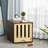 Furniture Style Dog Crate End Table with Removable Door Panel