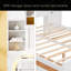 Grand lit en bois avec armoire tout-en-un, tablette et prises, lit gigogne simple TG-2028527531-2028527525