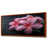 Toile avec cadre flottant brun