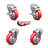 4-Piece Polyurethane Caster Set-88884405