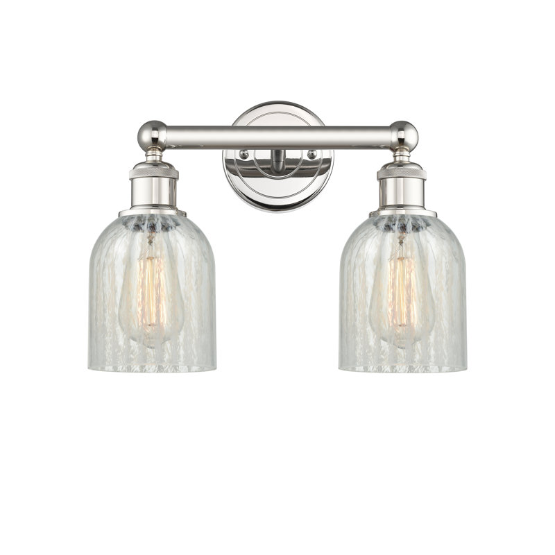 Reiko 2 - Light Dimmable Vanity Light, Mouchette, Polished Nickel